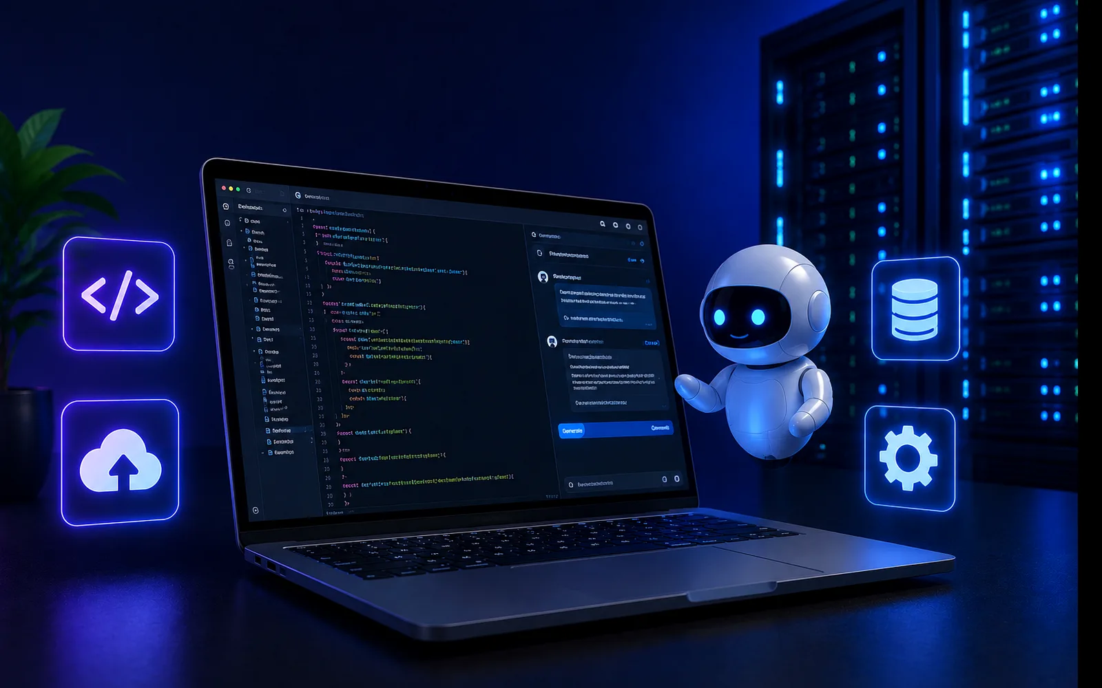 AI Code Assistant management area in Domain Market