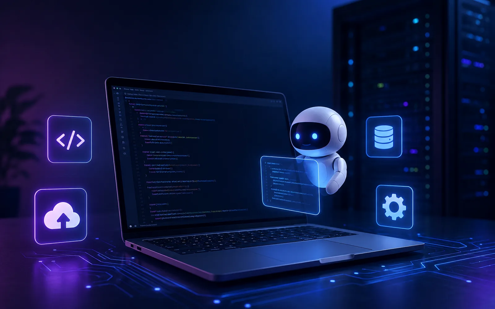 Domain Market AI Code Assistant for code creation and improvement