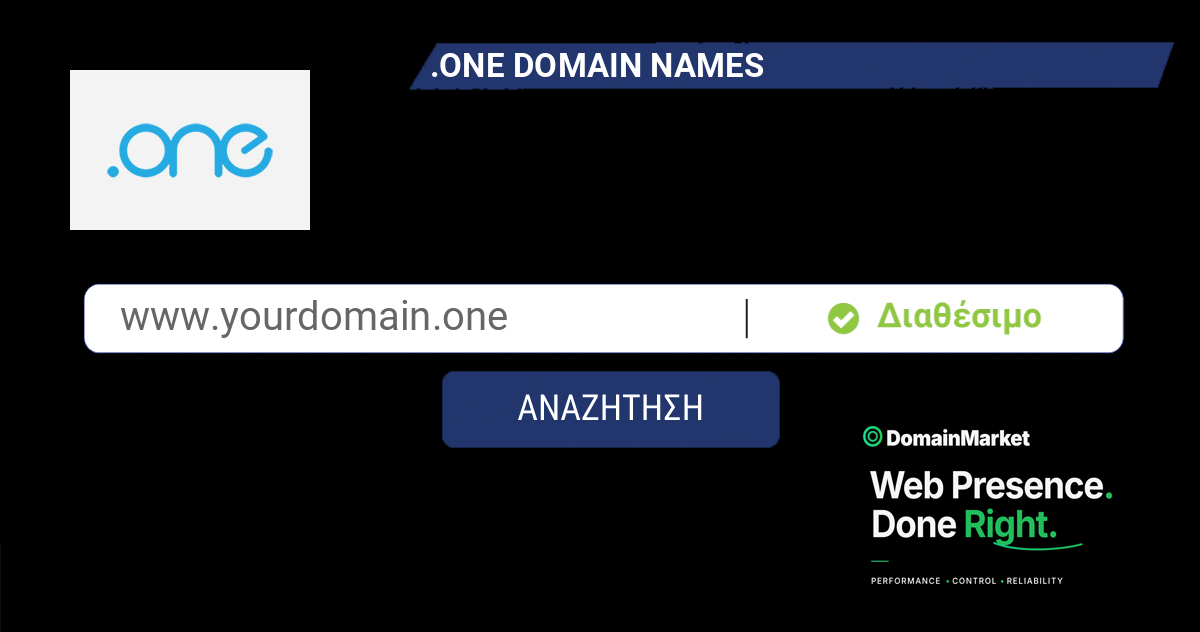 .one Domain – Registration, Renewal & Transfer | DomainMarket