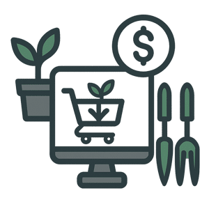 E-shop plants, tools & landscaping