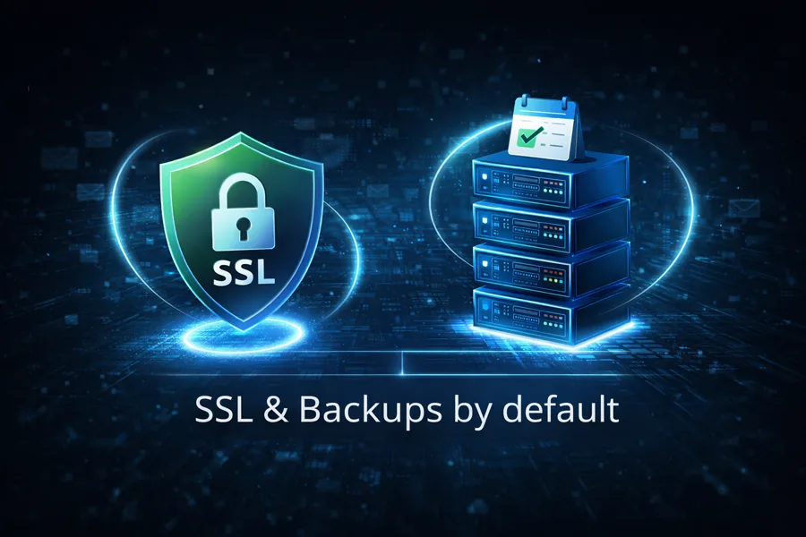 SSL and backups