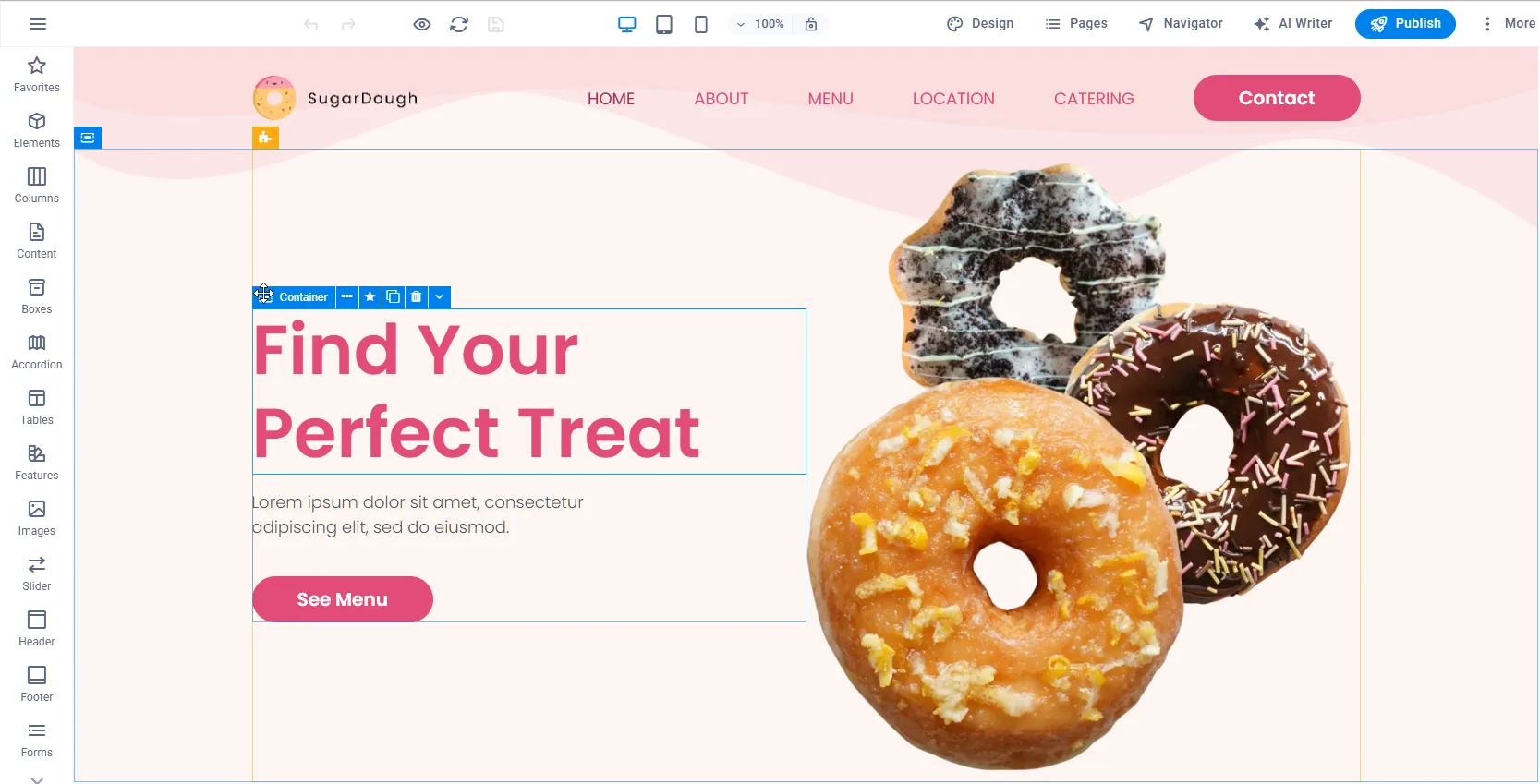 Drag-and-drop customization