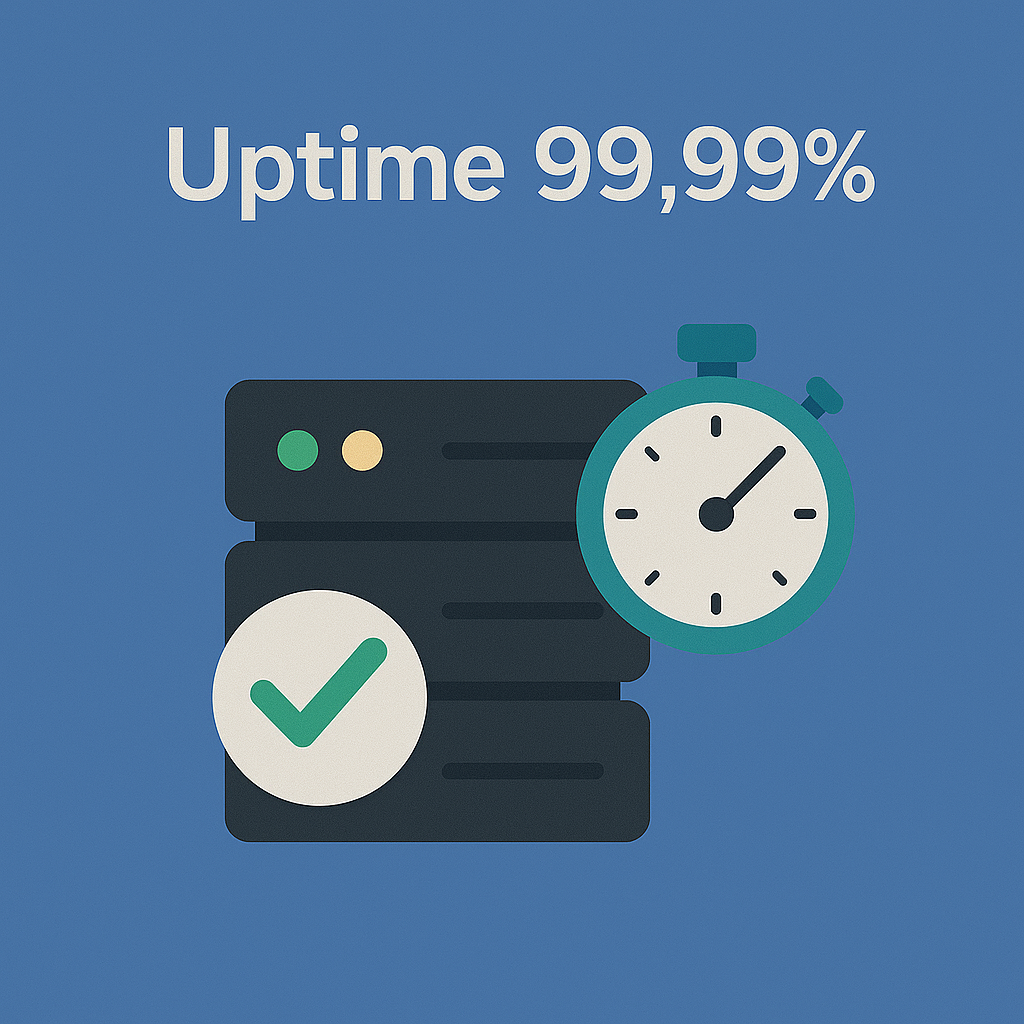 Uptime 99,99%