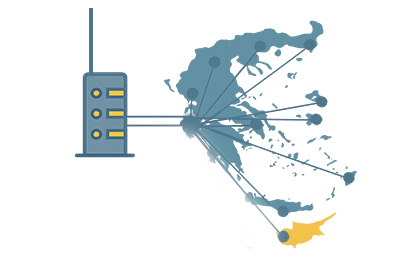 Διασύνδεση Servers με Ελλάδα και Κύπρο