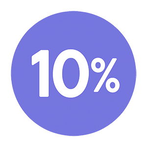 10% discount