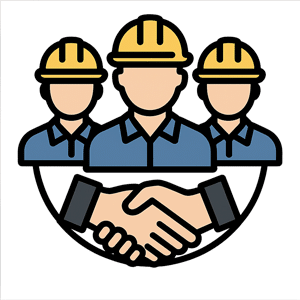 Εργολάβοι, Συνεργεία, Προμηθευτές