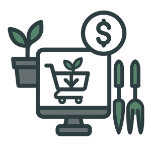 E-shop φυτών, εργαλείων & landscaping