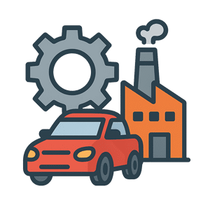 Αυτοκίνητο, Βιομηχανία & 3D Parts