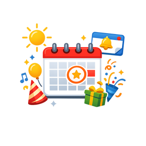 Events, Ημερολόγια & Ημέρας